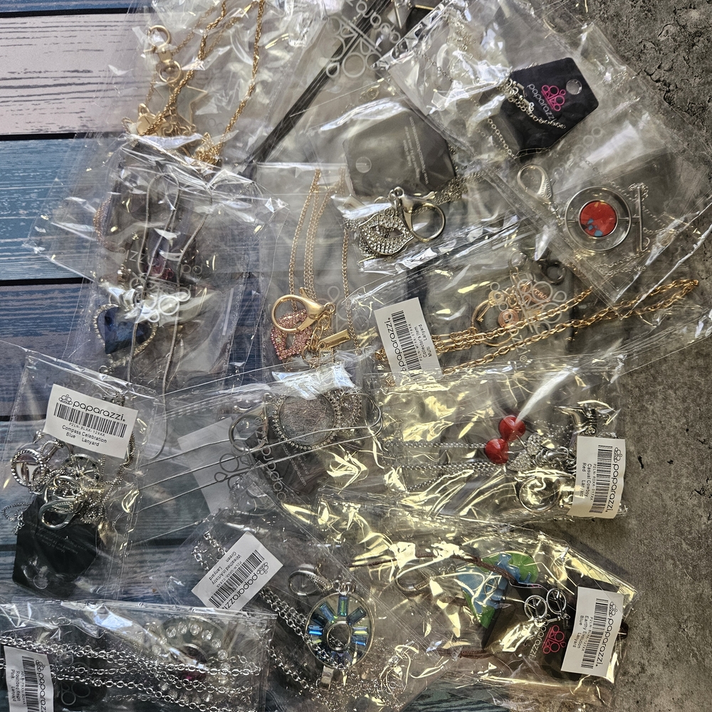 25 Assorted Paparazzi Lanyards with Gold and Silver Tones